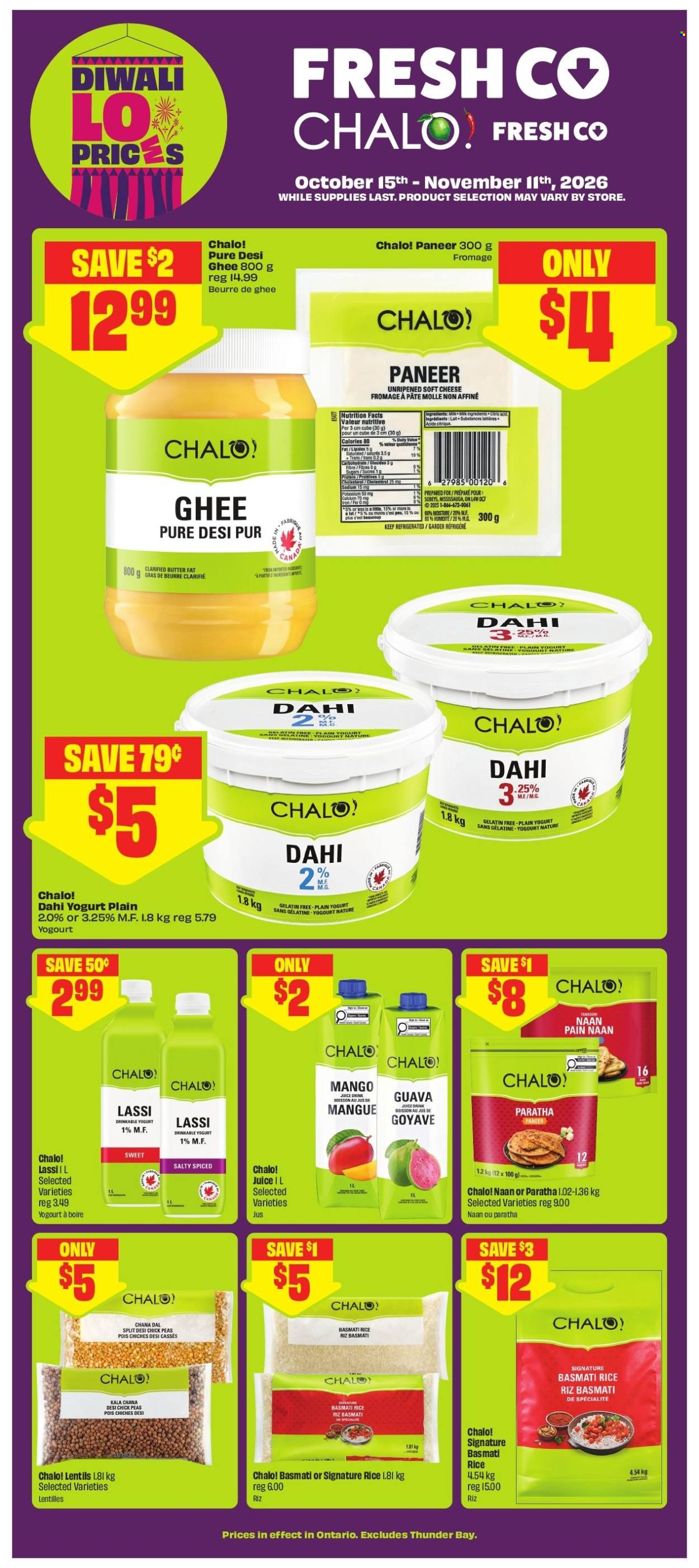 FreshCo. flyer - October 15, 2026 - November 11, 2026. Page 1